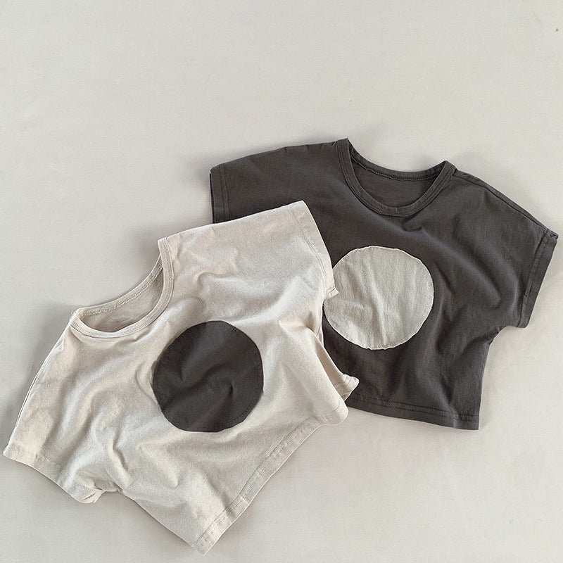 フロントマルデザインTシャツ