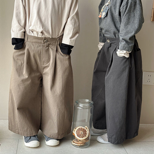 3色展開ワイドパンツ