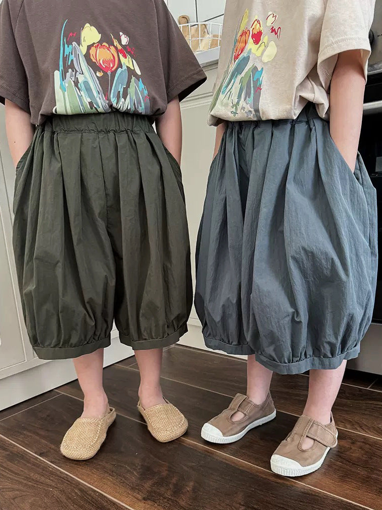 薄手ボリュームパンツ