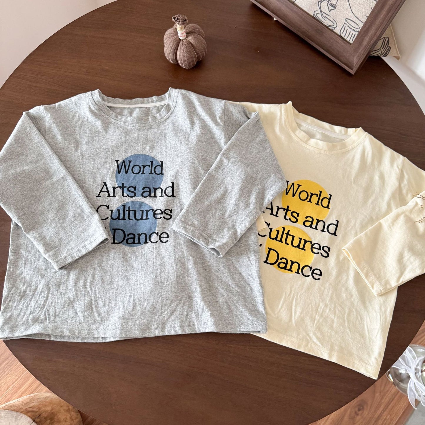 レターデザイン長袖Tシャツ