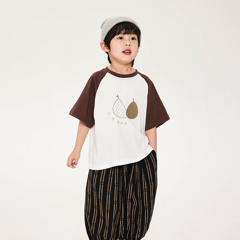 洋ナシプリントTシャツ