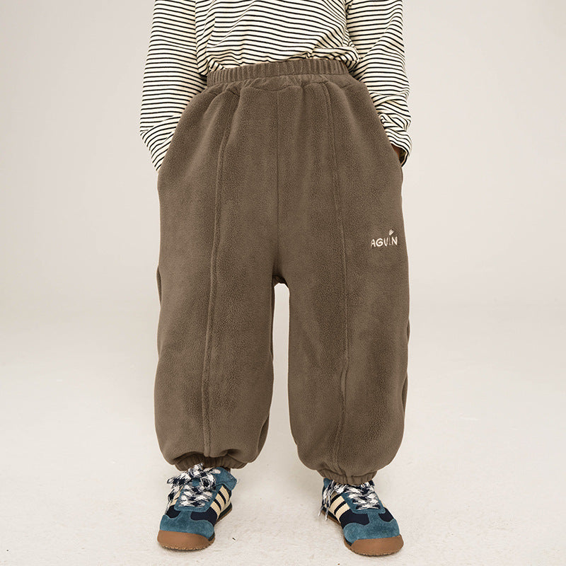 両面ボアスウェットパンツ