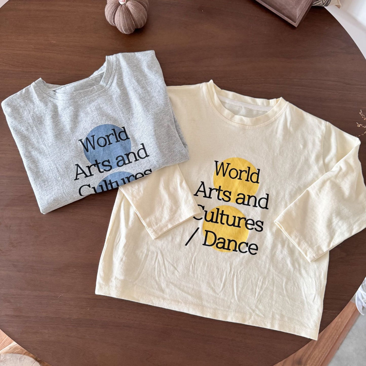 レターデザイン長袖Tシャツ