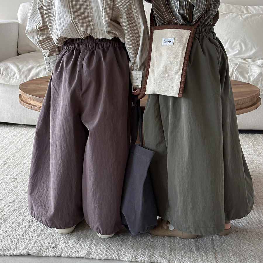 ドローコードワイドパンツ