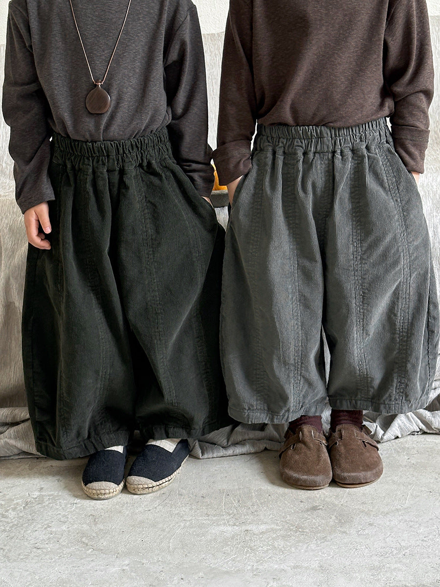 コーデュロイ4色展開パンツ