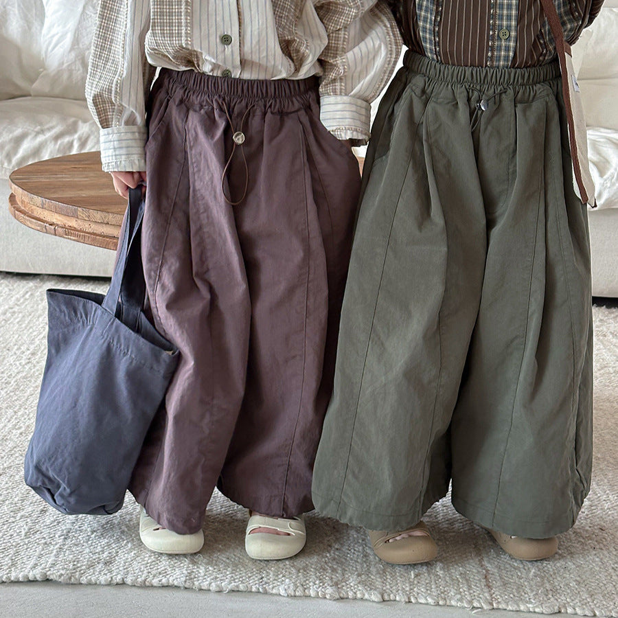 ドローコードワイドパンツ