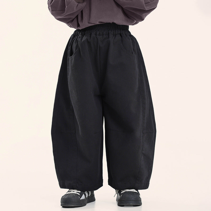 綿100%ゆったりパンツ