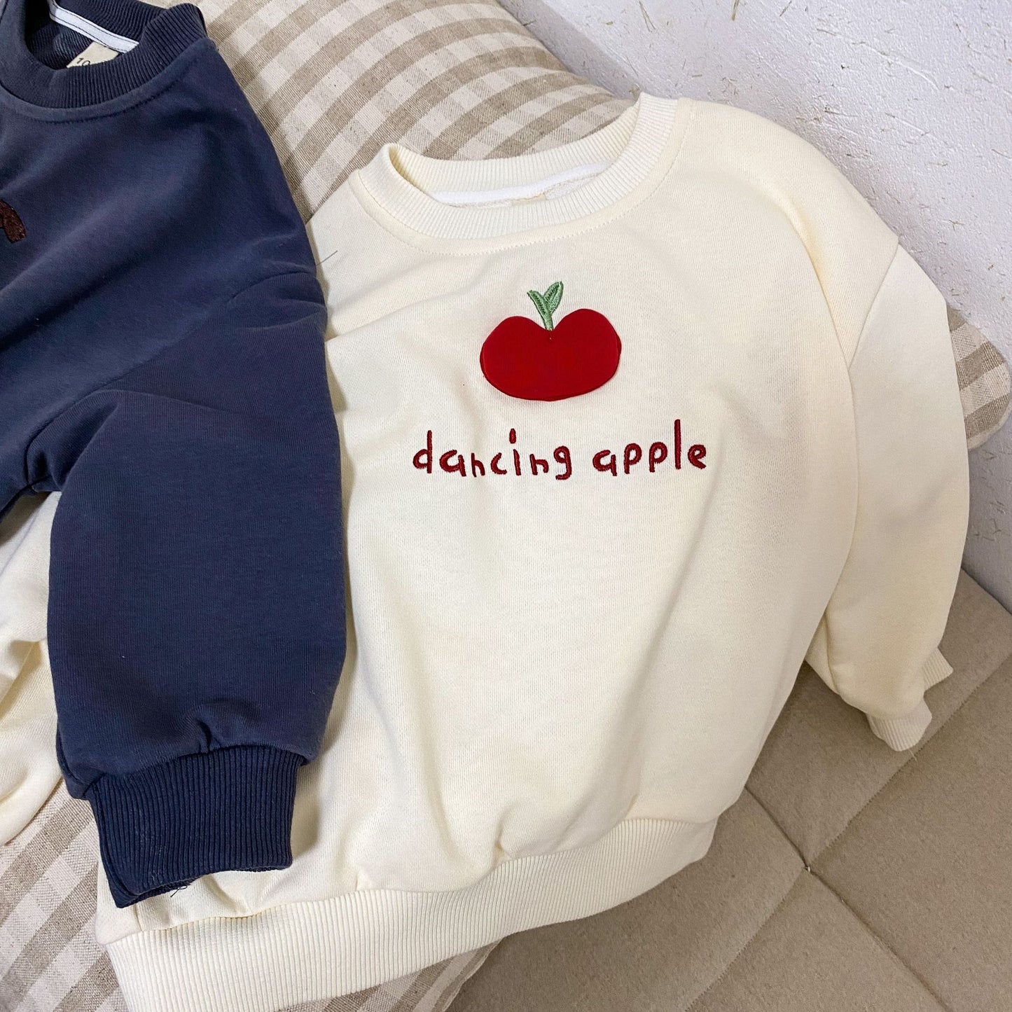 立体フルーツ刺繍スウェット