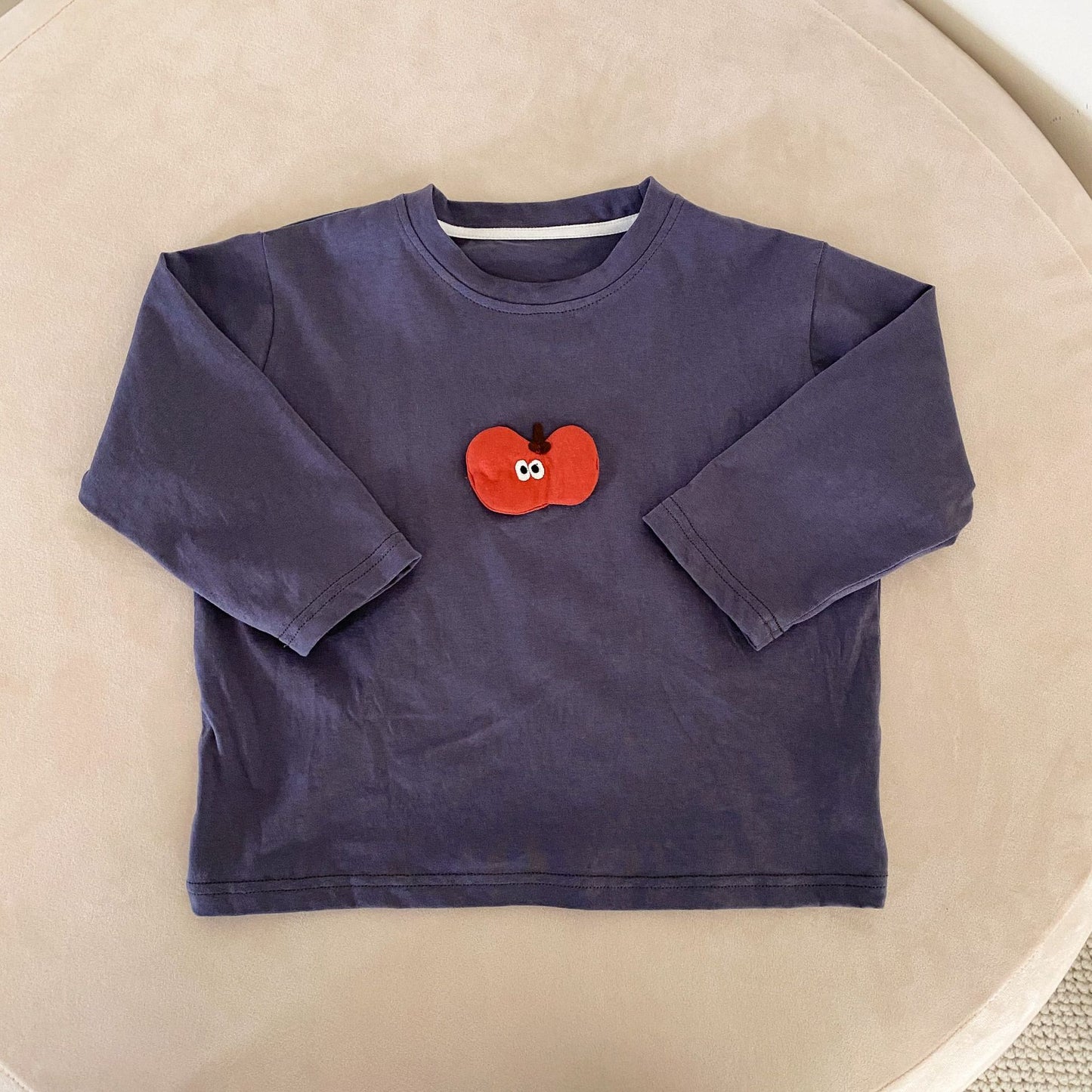 立体フルーツ刺繍ロンTシャツ