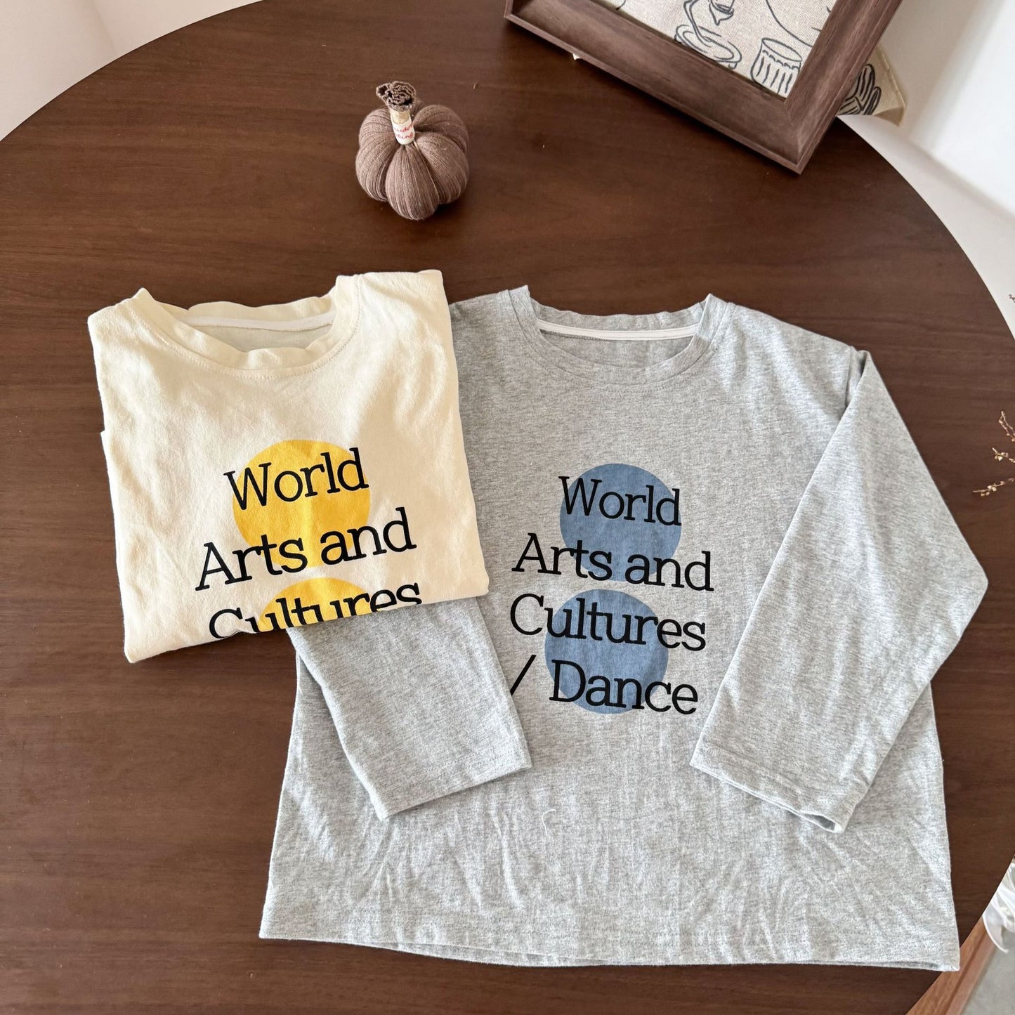 レターデザイン長袖Tシャツ