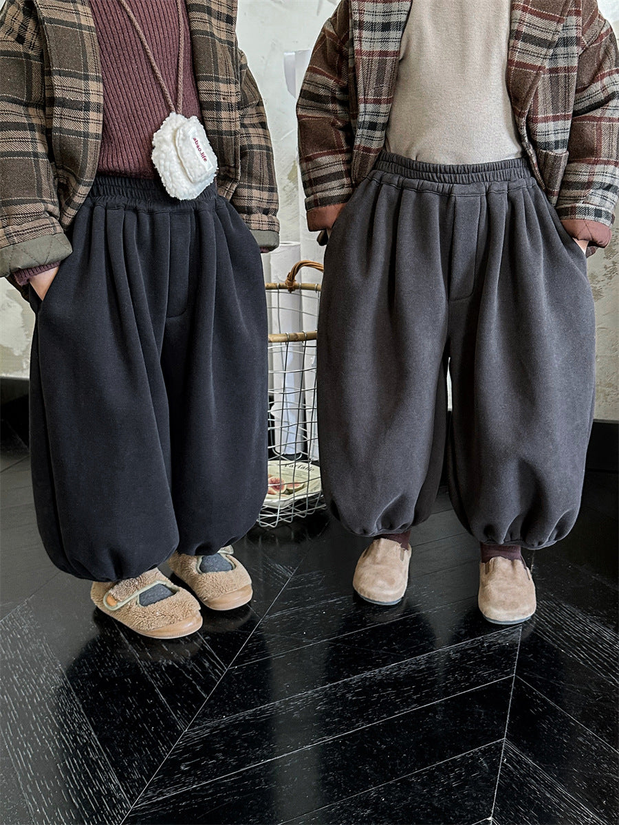 4色展開裏ボアパンツ