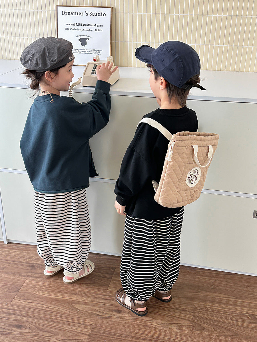 裾フリンジスウェット