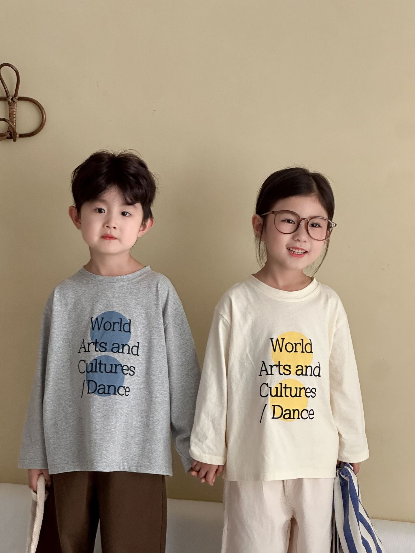 レターデザイン長袖Tシャツ