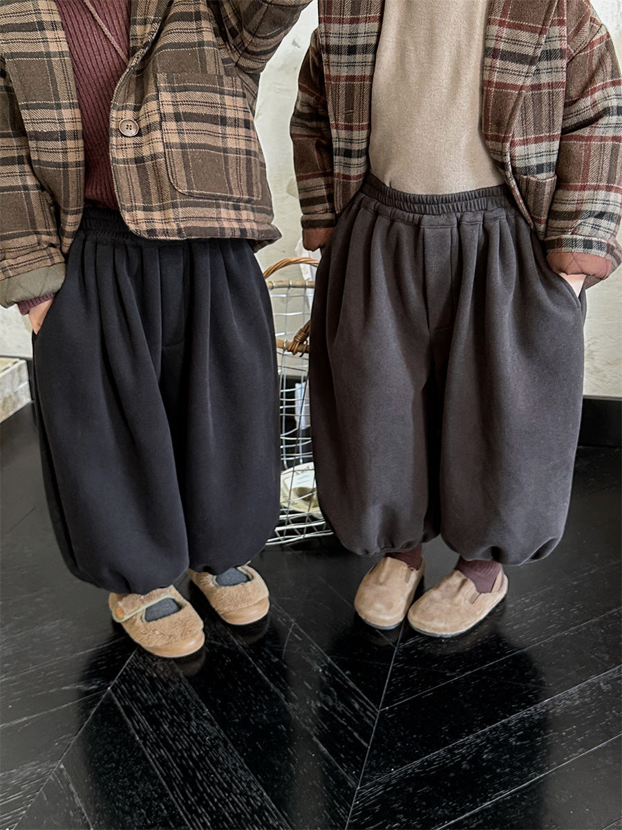 4色展開裏ボアパンツ