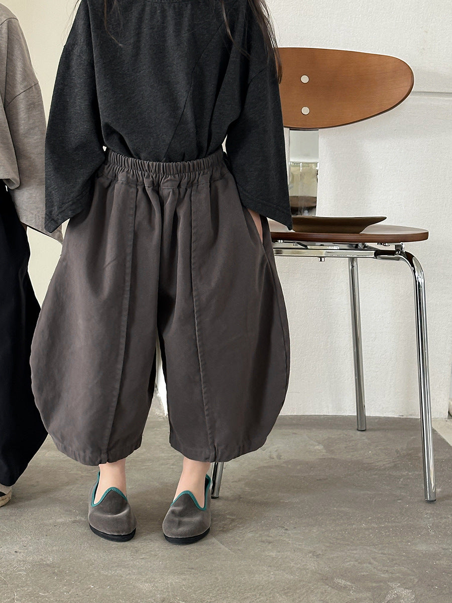 コットンセンタープリーツパンツ