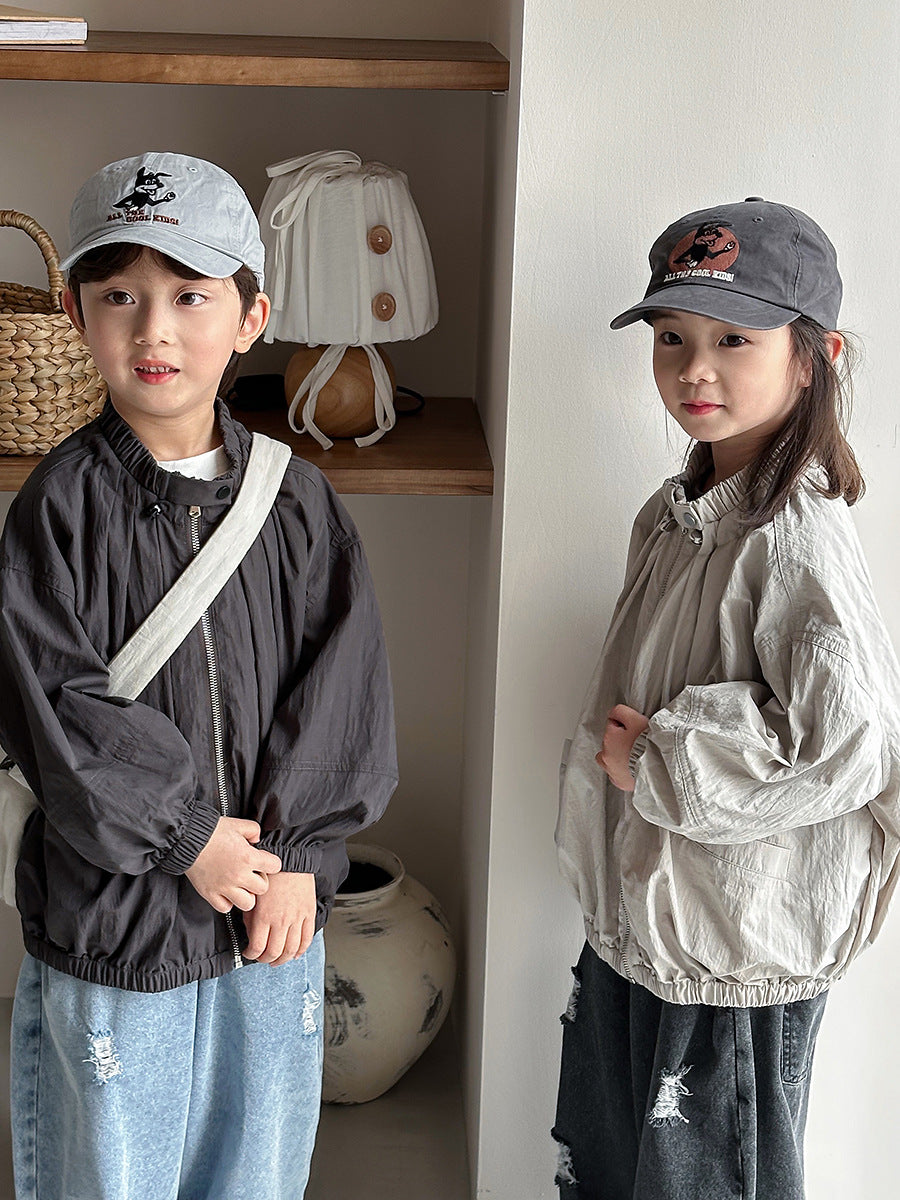 首元ギャザージャケット