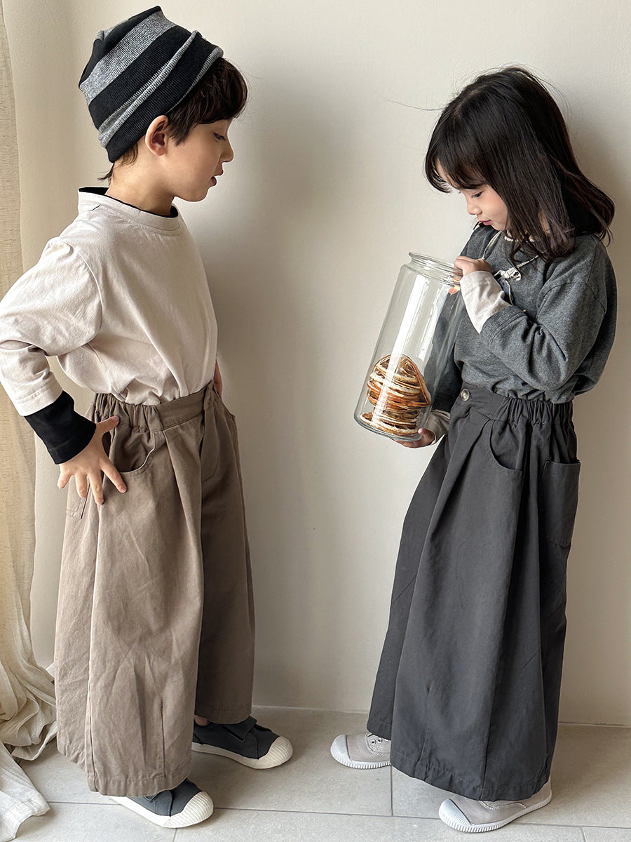 3色展開ワイドパンツ