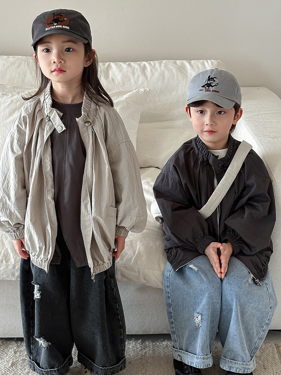 首元ギャザージャケット