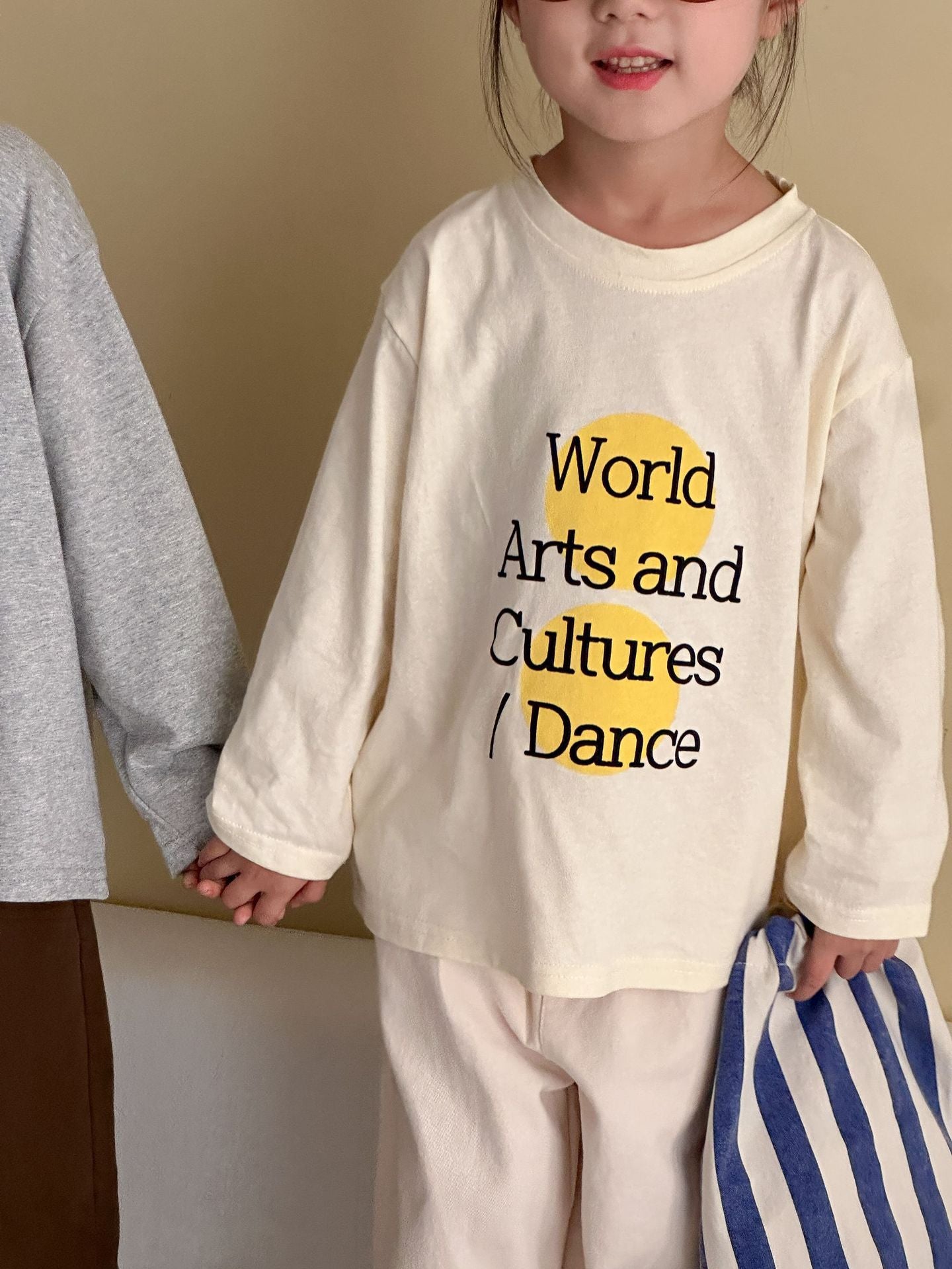 レターデザイン長袖Tシャツ