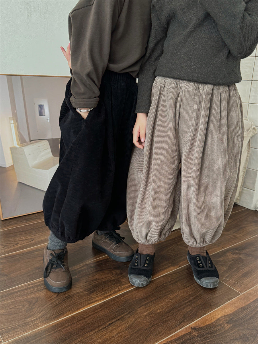 コーデュロイバルーンパンツ