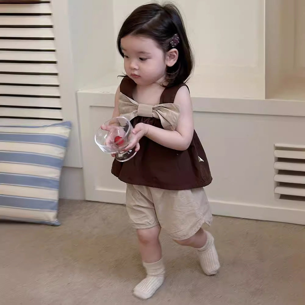 配色リボン上下セット