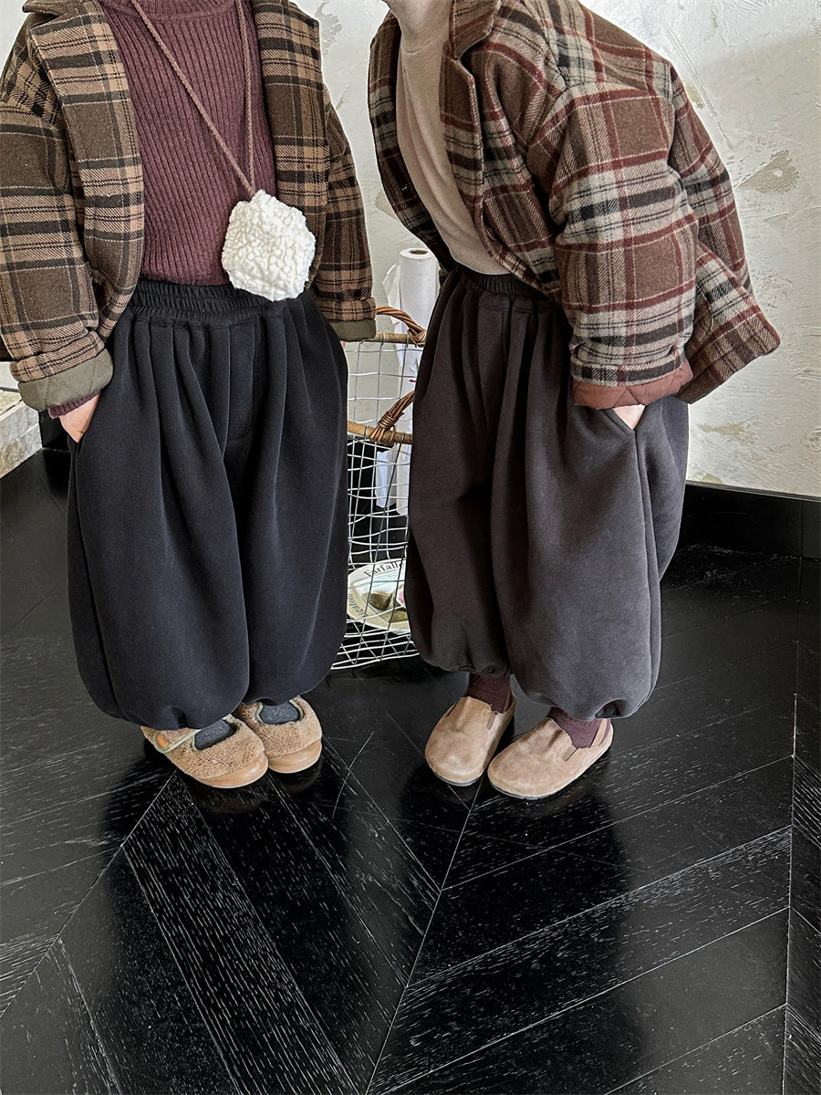 4色展開裏ボアパンツ