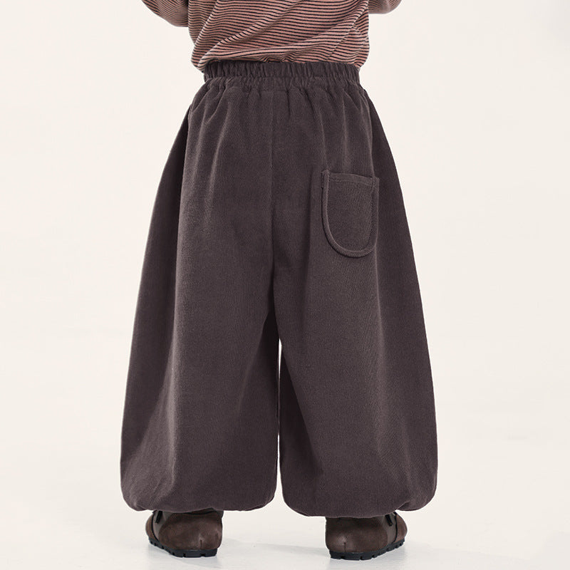 コーデュロイバルーンパンツ