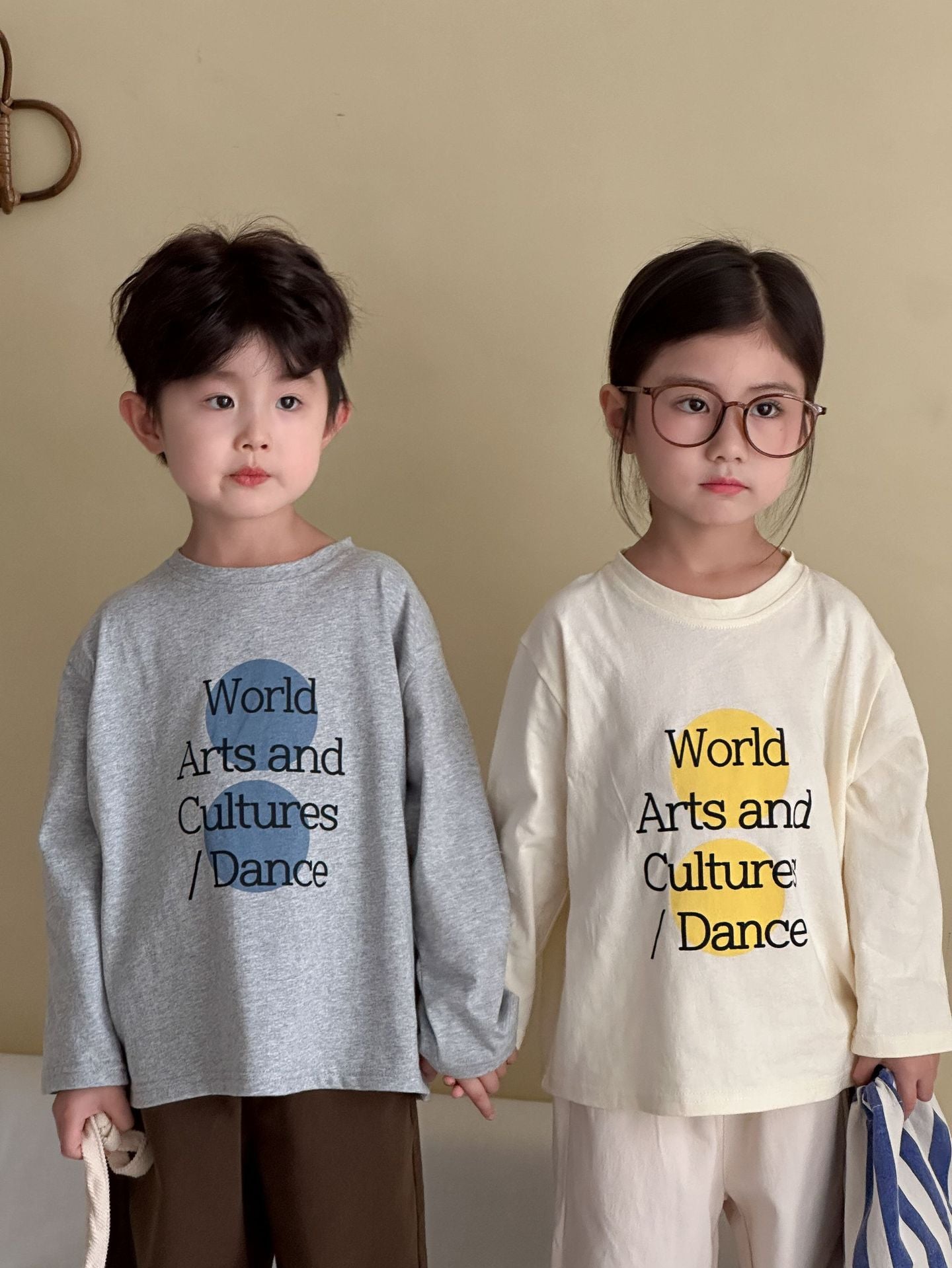 レターデザイン長袖Tシャツ
