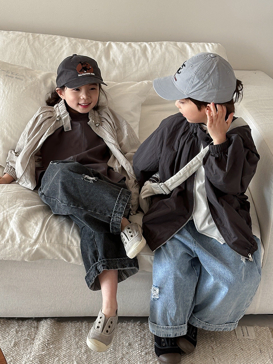 首元ギャザージャケット