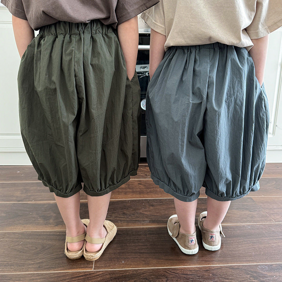 薄手ボリュームパンツ