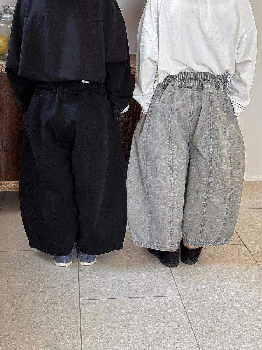 古着風デニムパンツ