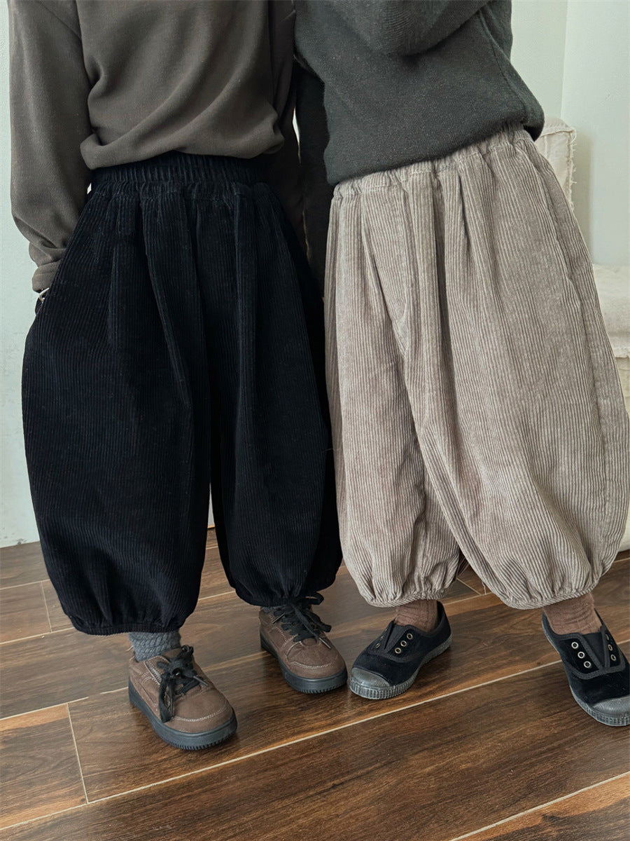 コーデュロイバルーンパンツ