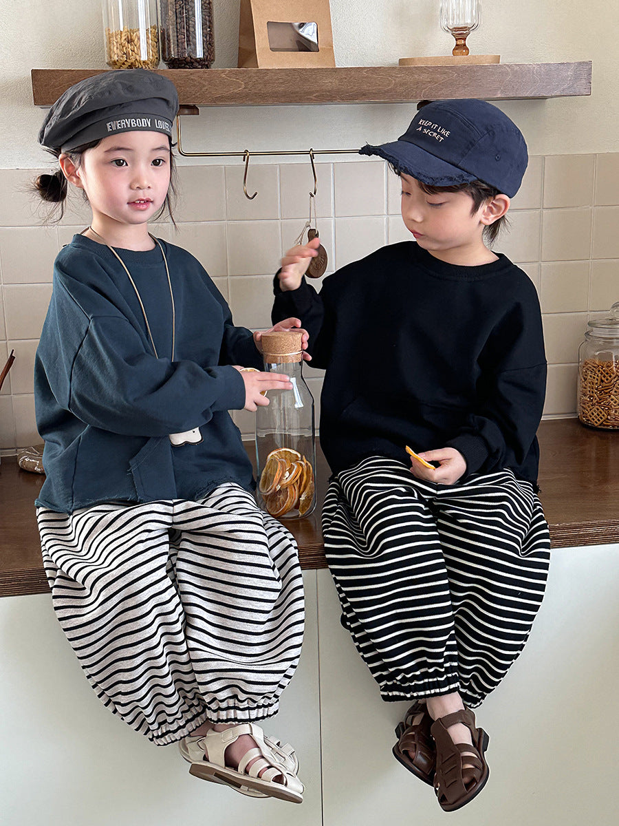 裾フリンジスウェット