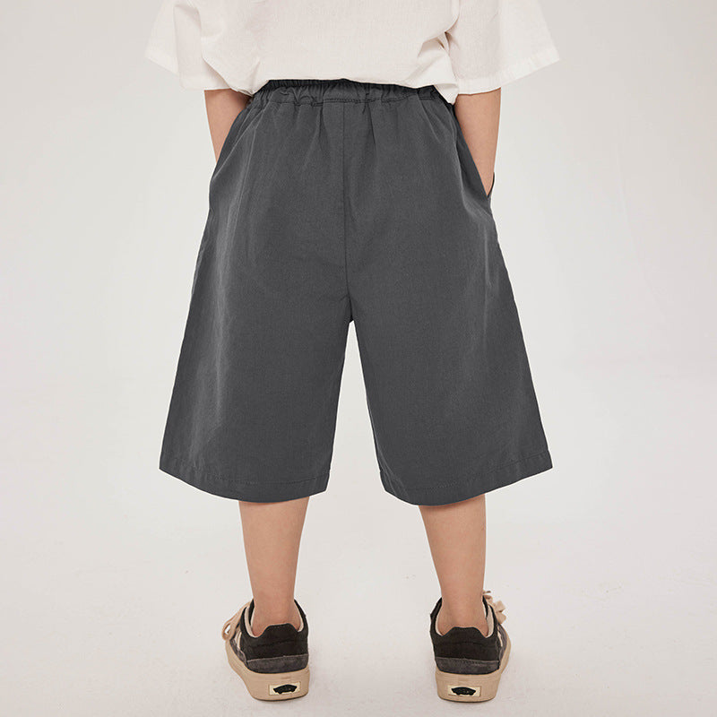 3/4 length straight pants