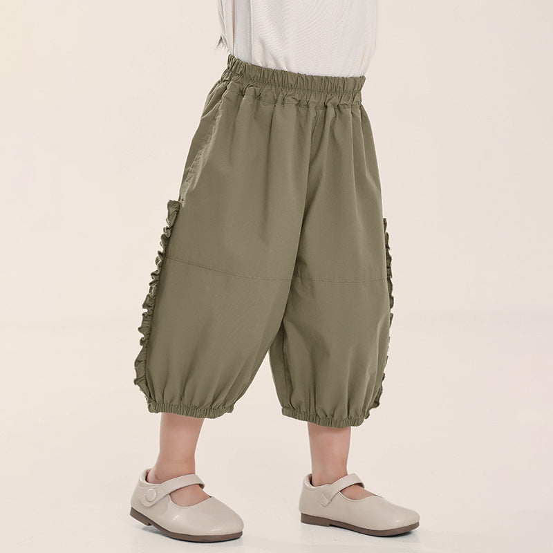 サイトフリル7分丈パンツ