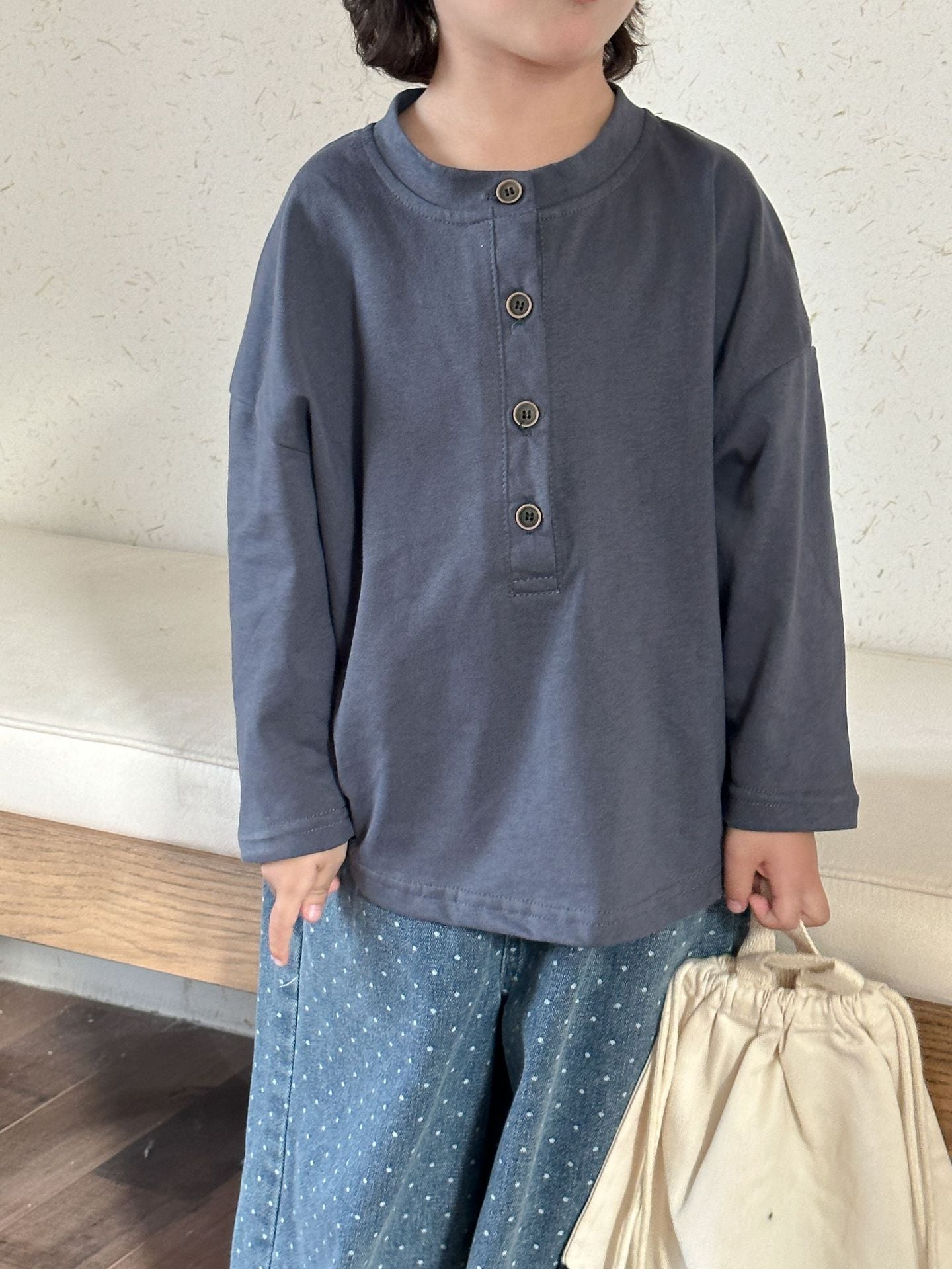 純綿ベーシックシャツ