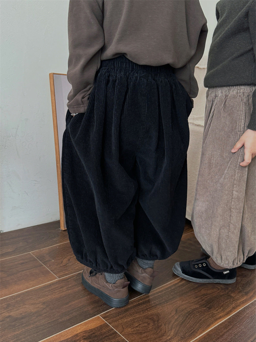 コーデュロイバルーンパンツ