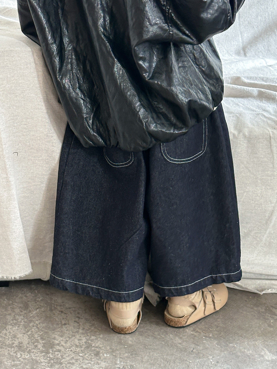 ストレートデニムパンツ