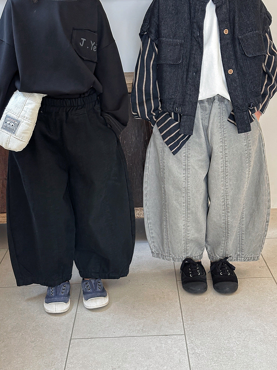 古着風デニムパンツ