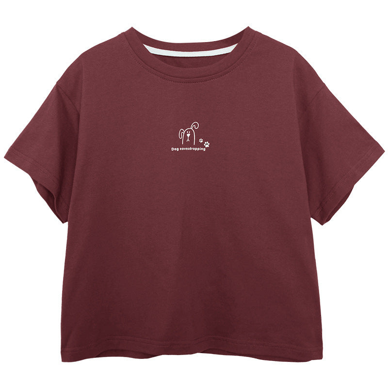純綿プリントTシャツ