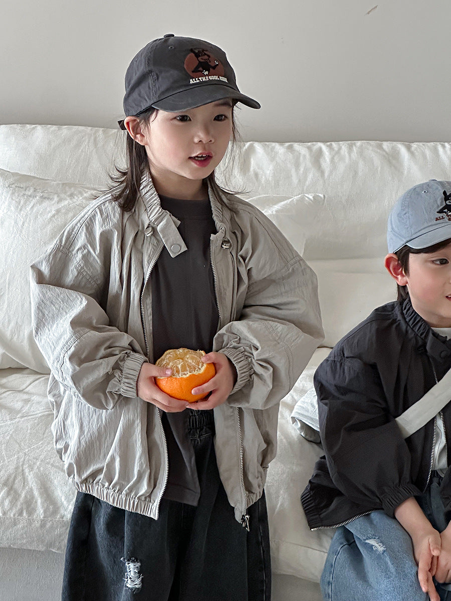 首元ギャザージャケット