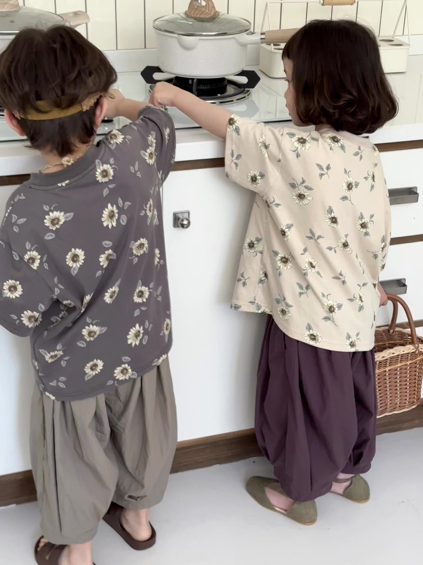 はなプリントTシャツユニセックス