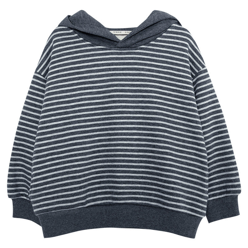 細ボーダーフーディー