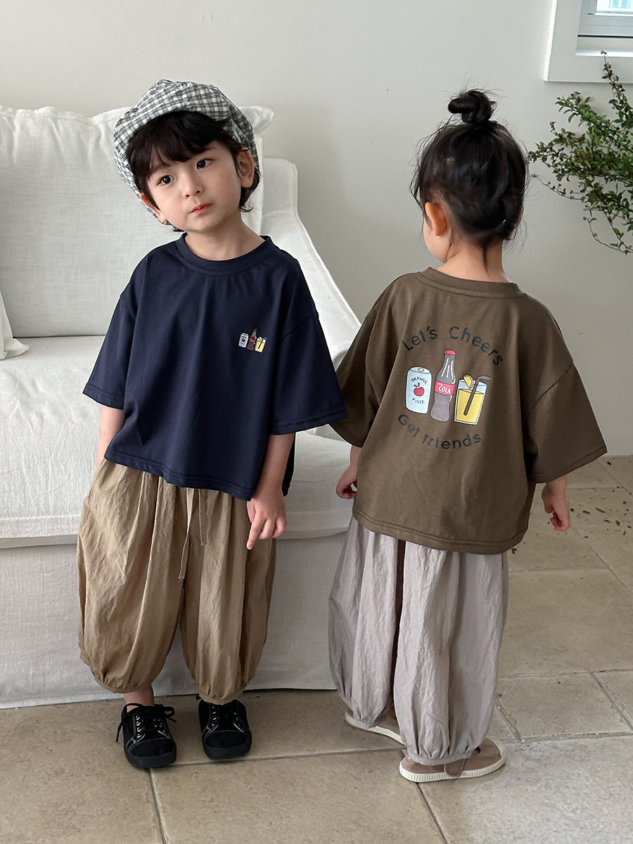 飲み物イラストTシャツ