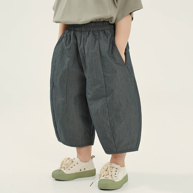 プリーツ7分丈パンツ