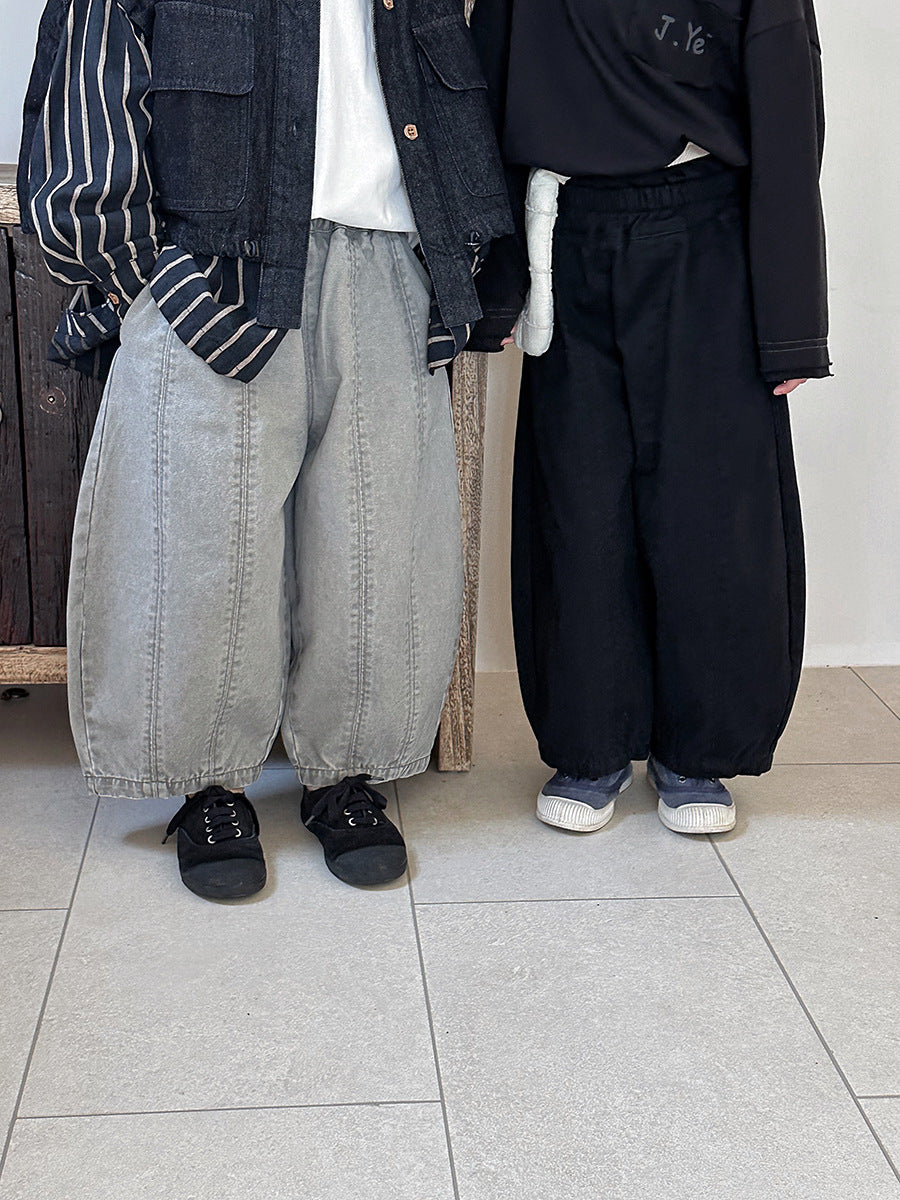 古着風デニムパンツ