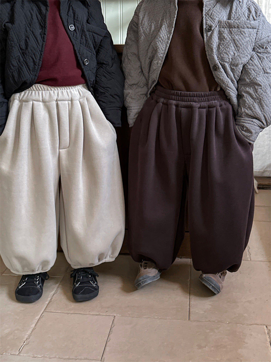 4色展開裏ボアパンツ