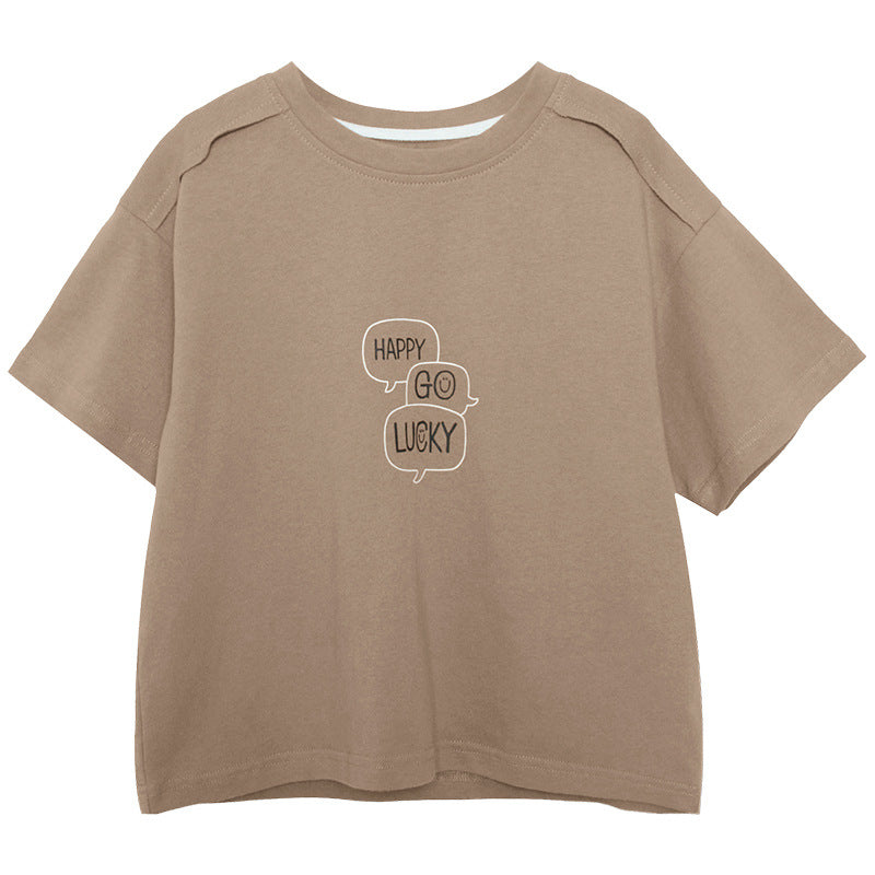 メッセージプリントTシャツ