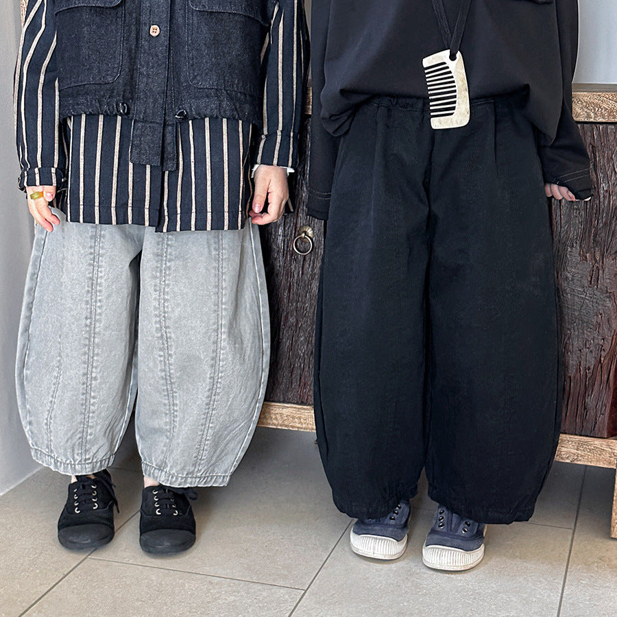 古着風デニムパンツ