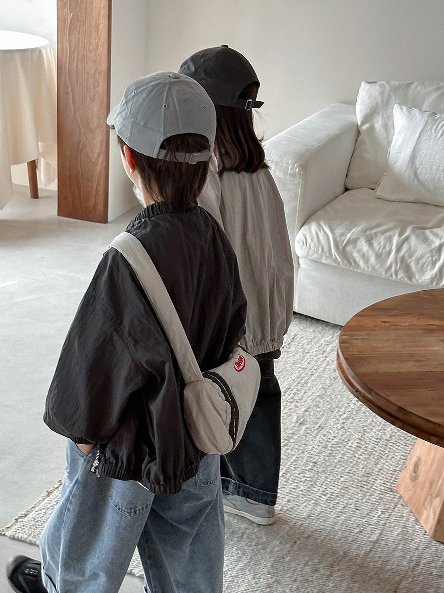 首元ギャザージャケット